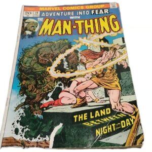 Adventure into Fear Man-Thing #19 Marvel Comic Dec. 1973, Howard Duck 1st Appear